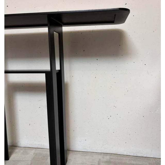 Steel Console by Léopold Gest for Protis 1980 For Sale - Image 6 of 11