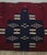 1950s Large Striped Mexican Weaving Pillow For Sale - Image 4 of 5