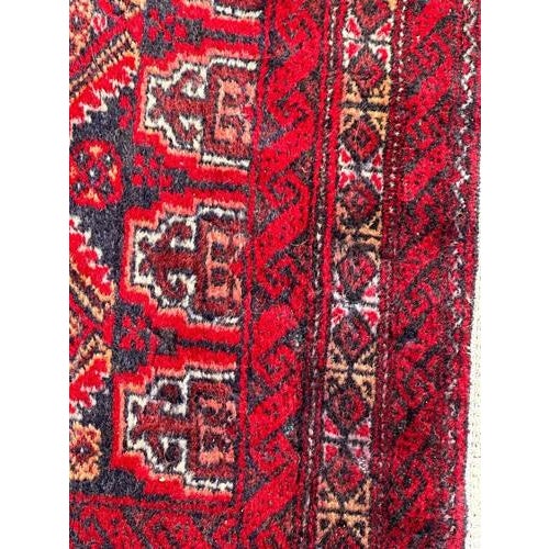 Small Vintage Baluch Rug, 1950s For Sale - Image 11 of 16
