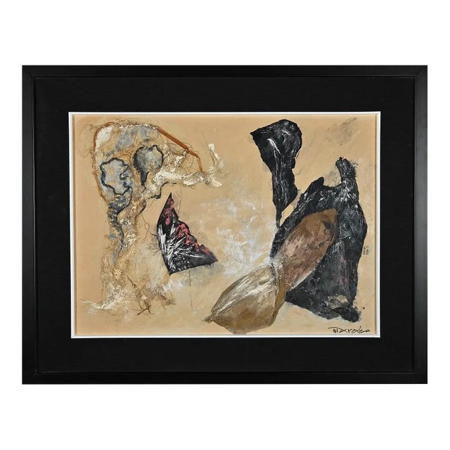 Antonio Marasco, Abstract Composition, Collage, 1970s For Sale