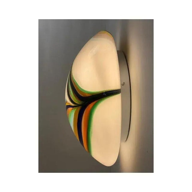 White White Murano Glass Wall Lights by Simoeng, Set of 2 For Sale - Image 8 of 13