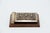 Brown Wooden Notepad Holder with Silver Accents For Sale - Image 4 of 4