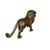 Metal Vintage Brass Lion Figurine For Sale - Image 7 of 9