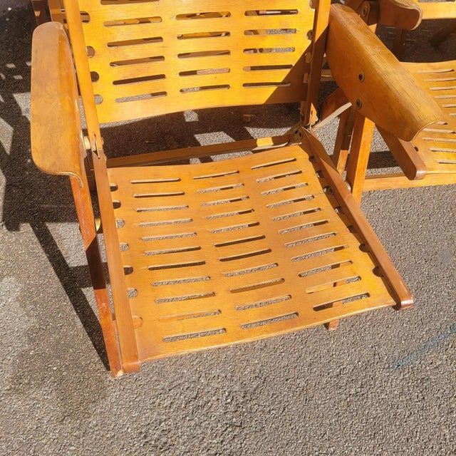 Rex Folding Lounge Chairs by Niko Kralj, 1950s, Set of 8 For Sale - Image 9 of 18