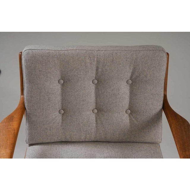 Set of Mid-Century Scandinavian Model USA 75 Lounge Chairs attributed to Bertil Fridhagen from Bodafors, 1950s For Sale - Image 9 of 12