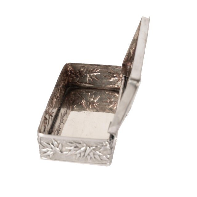 Antique Chinese Qing Dynasty Export Silver Gilt Dragon Snuff Box Wang ...