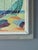 Textile Mid-Century Modern 'Shoreline Colour' Vintage Original Abstract Coastal Landscape Oil Painting, Framed For Sale - Image 7 of 12