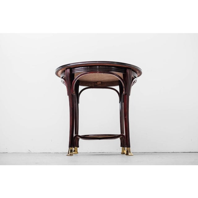 Secessionistic Table by Gustav Siegel for Jacob & Josef Kohn, 1900s For Sale - Image 12 of 18