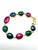 Bochic "Rough Cut" Natural Emeralds, Sapphires & Rubies Set In 18K Gold & Silver For Sale In New York - Image 6 of 18