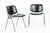 Six Mid Century Italian DSC 106 Leather Stacking Chairs by Giancarlo Piretti for Castelli, 1980s For Sale In Detroit - Image 6 of 16