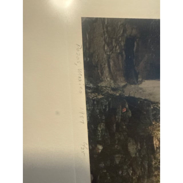 Contemporary Signed Limited Edition Photograph 6/25 “Pozos, Mexico” Large Framed Fine Art For Sale - Image 3 of 3