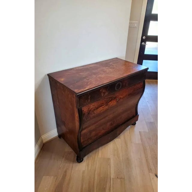19th Century 19th Century Spanish Rosewood Bombe Commode For Sale - Image 5 of 11