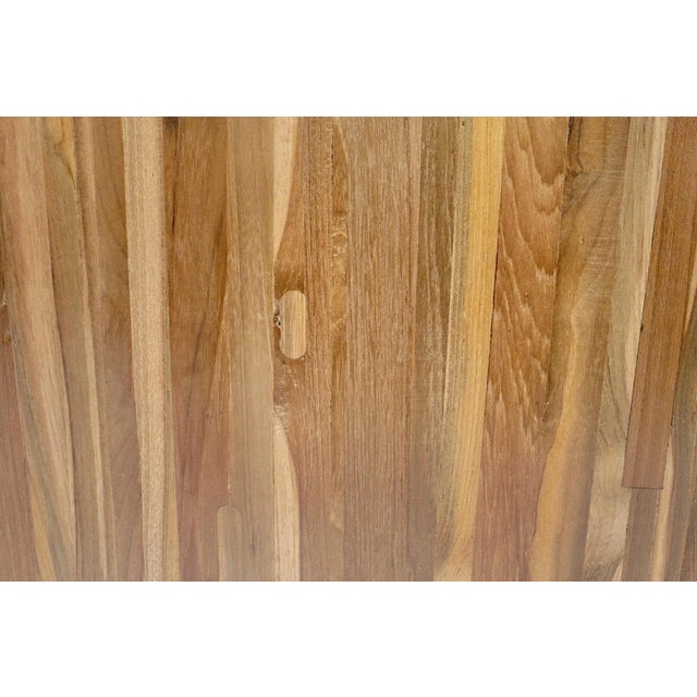 Reclaimed Teak Cube Side Table For Sale In Los Angeles - Image 6 of 7