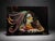 Expressive Female Portrait Canvas Art With Colorful Flowing Hair, 24” X 18” For Sale - Image 4 of 4