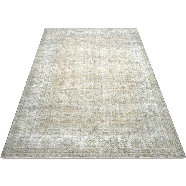1960s 1960s Turkish Oushak Rug For Sale - Image 5 of 7