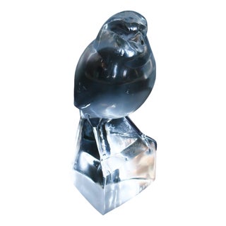 Vintage Glass Paperweight, 1930s For Sale