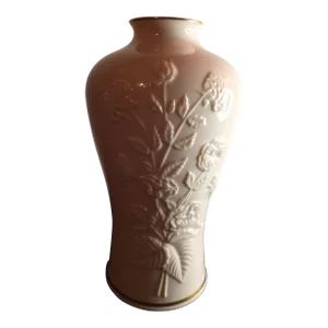Vintage Lenox Ornate Ivory Fine Porcelain Tall Vase