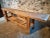 Rustic Vintage French Beechwood Workbench, 1920s For Sale - Image 3 of 15