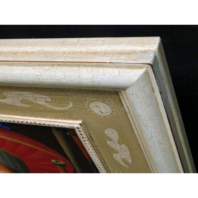 Red Anton Arkhipov "Piece De Resistance Ii" Original Oil on Canvas Artist Framed For Sale - Image 8 of 11