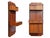 Mid-Century Modern Italian Wall Unit in Wood Brass and Painted Metal, 1960s For Sale - Image 11 of 18