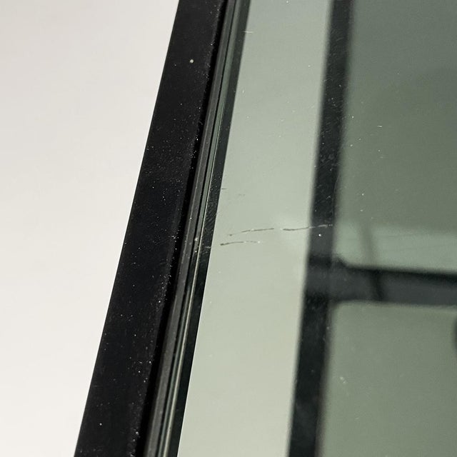 Black Italian Modern Black Metal and Smoked Glass Cart by Arredamenti Allegri, 1980s For Sale - Image 8 of 18