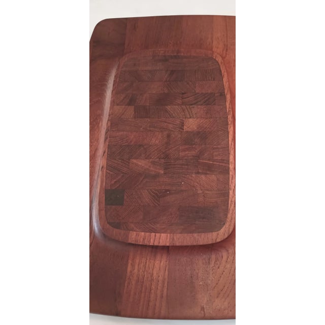 Mid-Century Modern Danish Teak Rectangle Cheese Board Dansk Jens Quistgaard, 1960's For Sale - Image 3 of 6