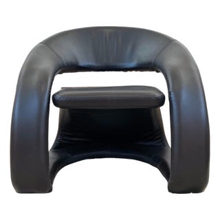 1980s Post Modern Sculptural Lounge Chair MCM For Sale
