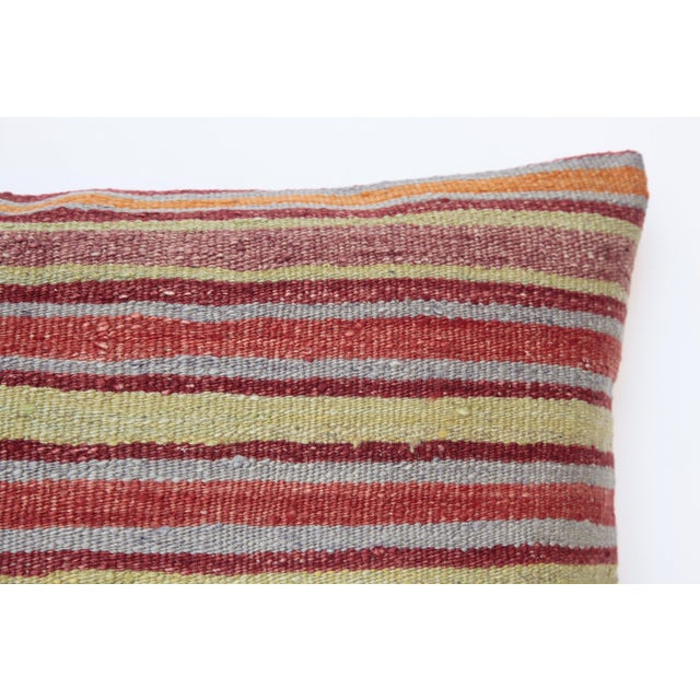 Stripe Design Kilim Pillow For Sale - Image 11 of 12