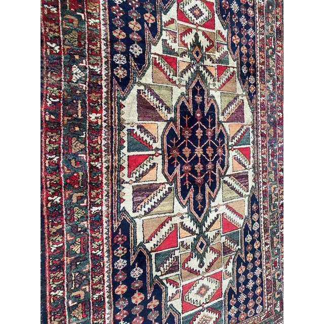 Antique Mazlaghan Rug, 1940s For Sale - Image 16 of 18