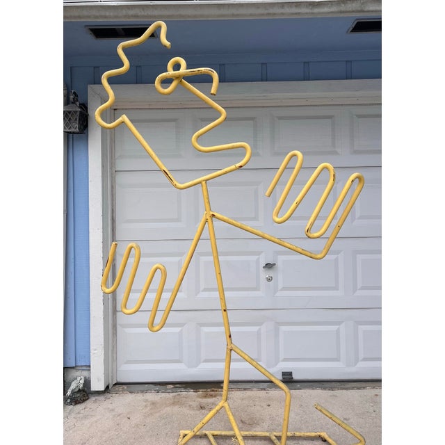 Metal 1990s “Walking Bod” Style Sculpture by Barrett DeBusk For Sale - Image 7 of 12