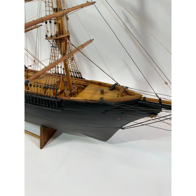 Antique Clipper Ship Model For Sale - Image 11 of 12