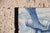 Antique 18th Century Blue and White Portuguese Tile Depicting a Foot on a Rocaille Ribbon For Sale - Image 4 of 9