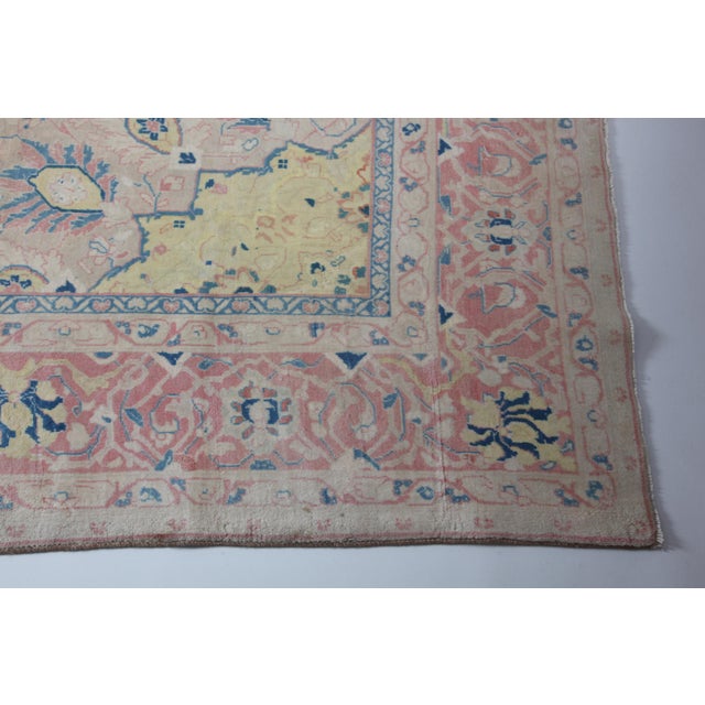 1930s Muted Tone Tribal Rug -6' 9'' X 11' 11'' For Sale - Image 4 of 14