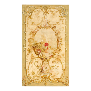 Late 19th Century French Silk Tapestry ( 4'2" x 7'2" - 127 x 218 cm )