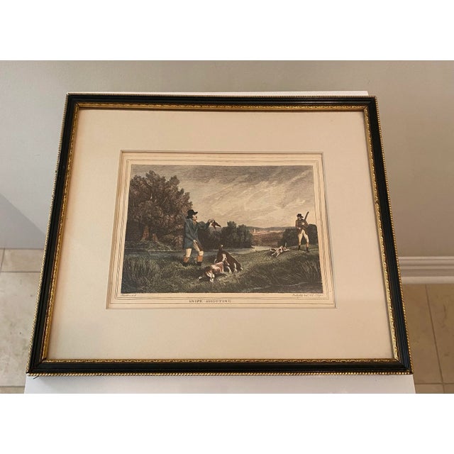 Set of 4 – 1799–1800 Samuel Howitt Hand-Colored Sporting Engravings – Original Antique Prints This rare complete set of...
