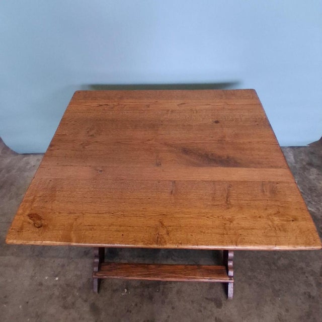 Antique Oak Farm Table, 1700s For Sale - Image 5 of 18