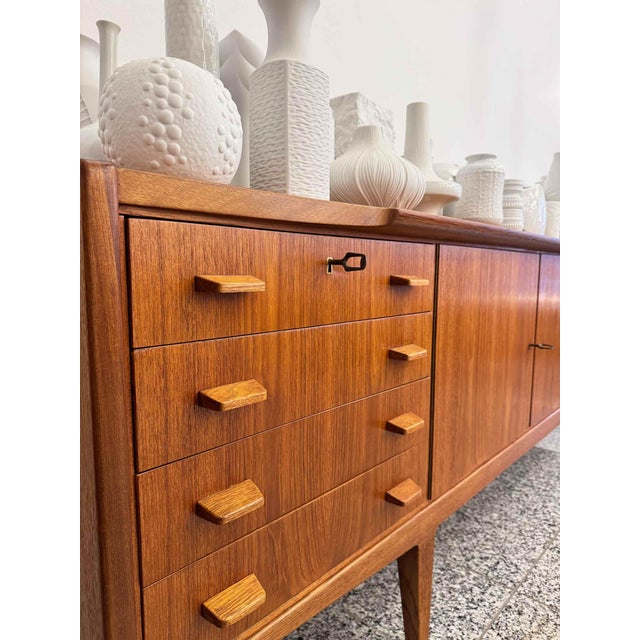 Mid-Century Design Teak Sideboard For Sale - Image 6 of 15