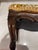 Vintage French Small Footstool With Cut Velvet Upholstery For Sale In Philadelphia - Image 6 of 9