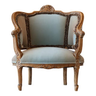 Upholstered "Marseille" Chair For Sale