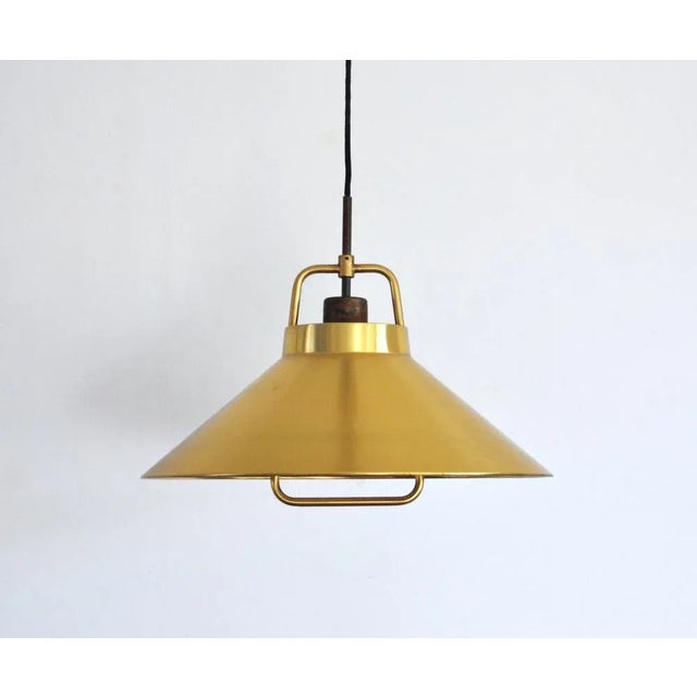 Brass Pendant by Frits Schlegel for Lyfa, Denmark, 1960s For Sale - Image 3 of 10