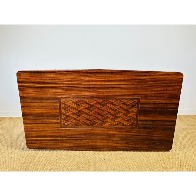 1940s Art Deco Macassar Dining Table, 1940s For Sale - Image 5 of 12