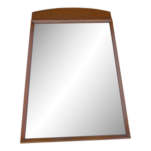 1950s Lane First Edition Mid Century Walnut Mirror