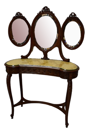 Louis XVI Style Dressing Table in Walnut