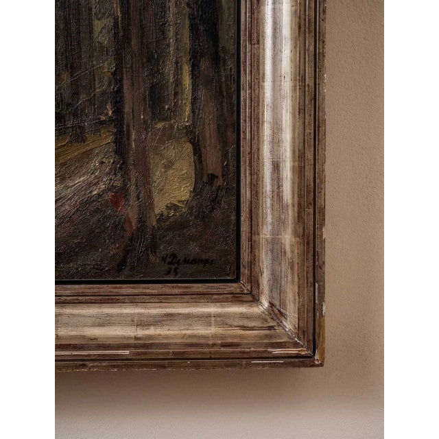 Oil on canvas. Signed and dated in the lower right corner. On the back is a label from the 1936 exhibition from the salon...