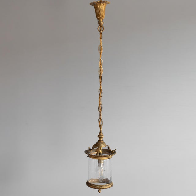 1900 - 1909 Small Antique Cut Glass Lantern, 1900 For Sale - Image 5 of 8