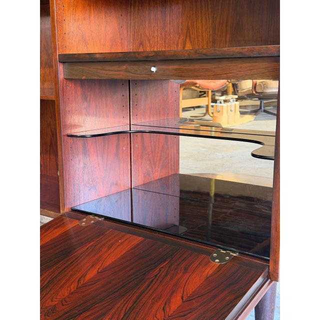 Mid-Century Modern Ohmann Jun Model 6 Rosewood Bookcase Danish Mid-Century Modern For Sale - Image 3 of 12