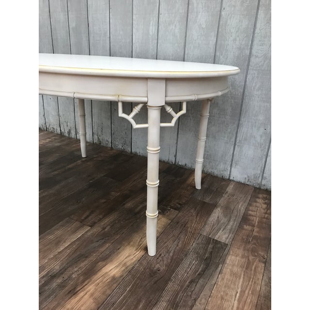 Thomasville Allegro Faux Bamboo Dining Table Chairish