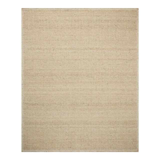 Amber Lewis x Loloi Bowie Natural / Oatmeal 8'-6" x 11'-6" Area Rug For Sale
