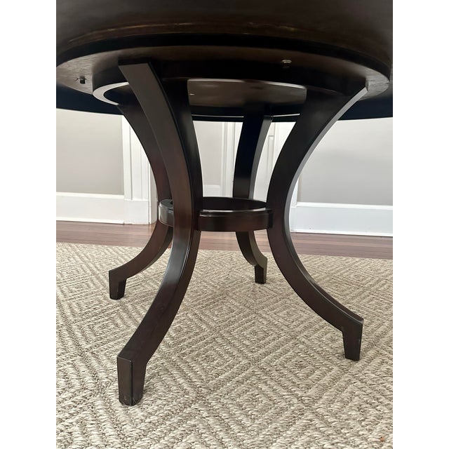 Mahogany Dining Table With Ebony Inlay. For Sale - Image 9 of 10