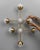 Metal Molecule 8 Flush Mount For Sale - Image 7 of 12
